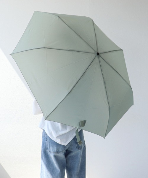 Cepica（セピカ）の「【Wpc.】UNISEX AUTOMATIC 折りたたみ傘（晴雨兼用）　　＠（折りたたみ傘・レディース・ネイビー/グリーン/オフホワイト・FREE）」の9枚目の写真
