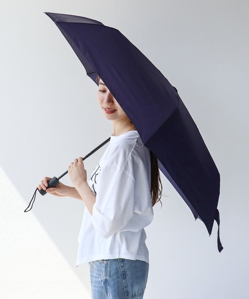 Cepica（セピカ）の「【Wpc.】UNISEX AUTOMATIC 折りたたみ傘（晴雨兼用）　　＠（折りたたみ傘・レディース・ネイビー/グリーン/オフホワイト・FREE）」の10枚目の写真