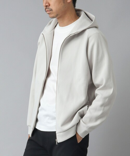 NOLLEY’S（ノーリーズ）の「【ACTIVE SECT】《限定展開 / 吸水速乾 / 抗菌防臭》ファンクショナルZIPパーカー（パーカー・メンズ・ブラック/グレイッシュベージュ/ブルー系その他/ネイビー・M/L）」の3枚目の写真