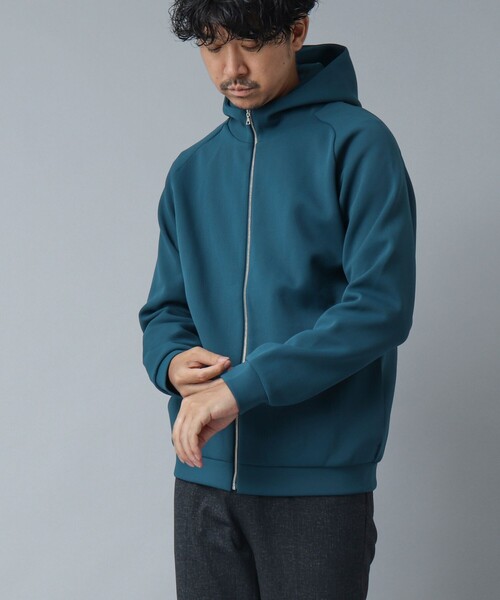 NOLLEY’S（ノーリーズ）の「【ACTIVE SECT】《限定展開 / 吸水速乾 / 抗菌防臭》ファンクショナルZIPパーカー（パーカー・メンズ・ブラック/グレイッシュベージュ/ブルー系その他/ネイビー・M/L）」の15枚目の写真