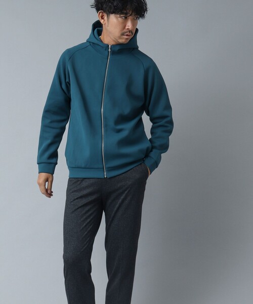 NOLLEY’S（ノーリーズ）の「【ACTIVE SECT】《限定展開 / 吸水速乾 / 抗菌防臭》ファンクショナルZIPパーカー（パーカー・メンズ・ブラック/グレイッシュベージュ/ブルー系その他/ネイビー・M/L）」の17枚目の写真