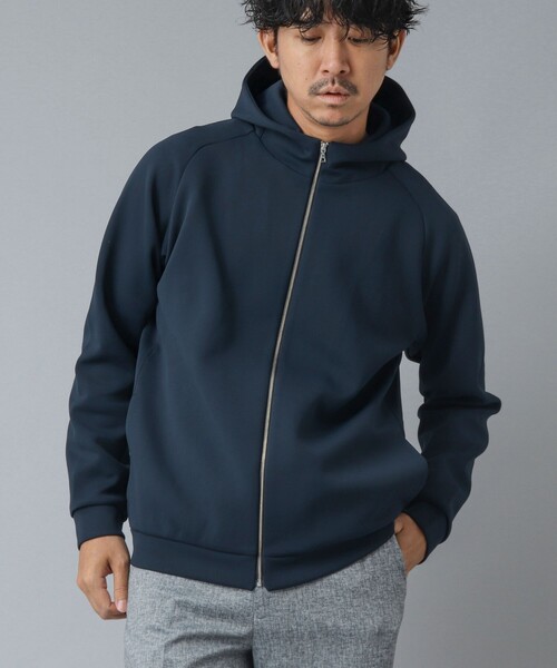 NOLLEY’S（ノーリーズ）の「【ACTIVE SECT】《限定展開 / 吸水速乾 / 抗菌防臭》ファンクショナルZIPパーカー（パーカー・メンズ・ブラック/グレイッシュベージュ/ブルー系その他/ネイビー・M/L）」の22枚目の写真