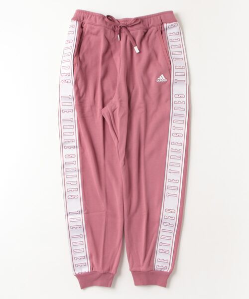 adidas(アディダス)の「アディダス adidas W WORD スウェットパンツ(スウェットパンツ・レディース・スモークピンク/ダークグレー/グリーン・S/M/L/XL)」の3枚目の写真