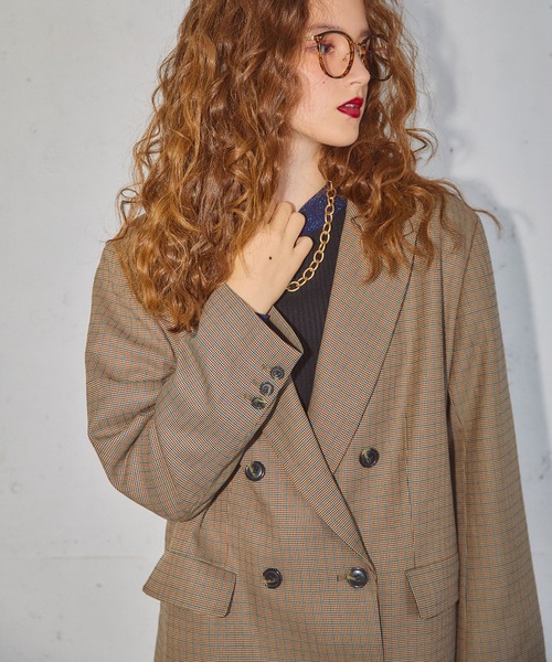 ELLEgirl（エルガール）の「メンズライクテーラードジャケット（テーラードジャケット・レディース・チャコールグレー/ブラウン系その他・M/S）」の9枚目の写真