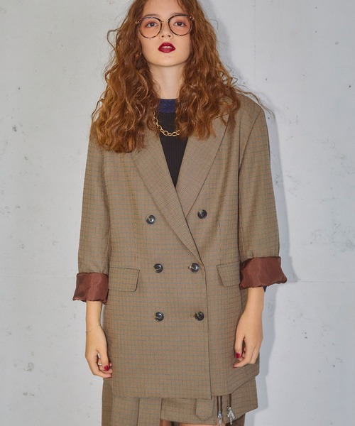 ELLEgirl（エルガール）の「メンズライクテーラードジャケット（テーラードジャケット・レディース・チャコールグレー/ブラウン系その他・M/S）」の10枚目の写真