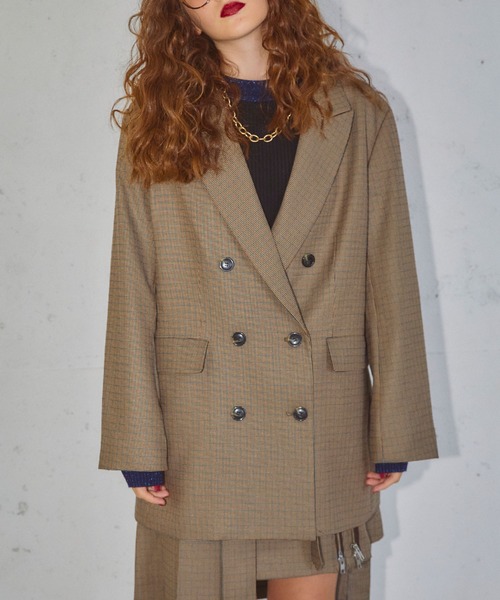 ELLEgirl（エルガール）の「メンズライクテーラードジャケット（テーラードジャケット・レディース・チャコールグレー/ブラウン系その他・M/S）」の6枚目の写真