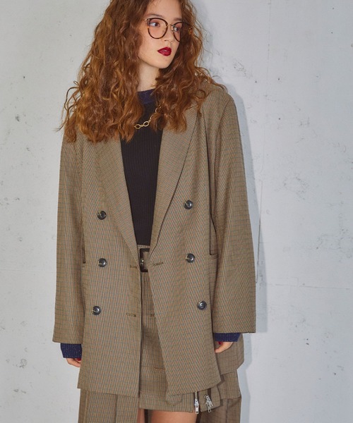 ELLEgirl（エルガール）の「メンズライクテーラードジャケット（テーラードジャケット・レディース・チャコールグレー/ブラウン系その他・M/S）」の7枚目の写真