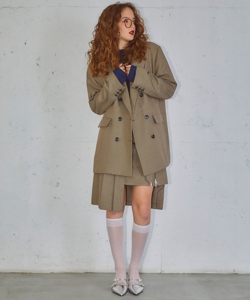 ELLEgirl（エルガール）の「メンズライクテーラードジャケット（テーラードジャケット・レディース・チャコールグレー/ブラウン系その他・M/S）」の13枚目の写真