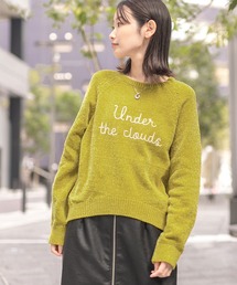 LAKOLE | 刺繍ロゴモールニットプルオーバー / 203749(ニット/セーター)