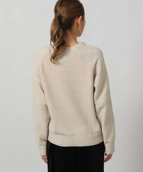 LAKOLE（ラコレ）の「刺繍ロゴモールニットプルオーバー / 203749（ニット/セーター・レディース・チャコール/イエロー/アイボリー/グレー/サーモンピンク・FREE）」の19枚目の写真