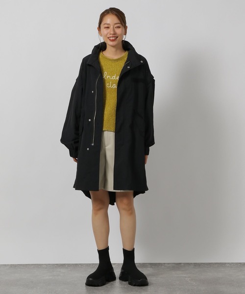 LAKOLE（ラコレ）の「刺繍ロゴモールニットプルオーバー / 203749（ニット/セーター・レディース・チャコール/イエロー/アイボリー/グレー/サーモンピンク・FREE）」の20枚目の写真