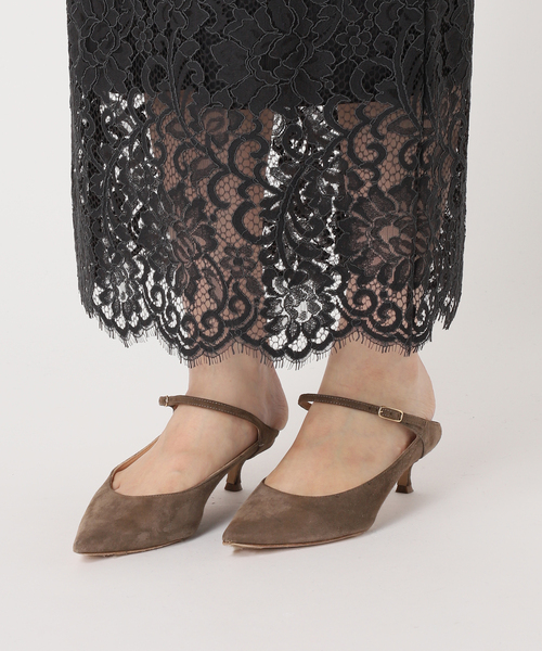 Noble（ノーブル）の「《追加》リバーレースIラインスカート9（スカート・レディース・ホワイト系その他/スミクロ/グレー/ピンク系その他・34/36/38/40）」の21枚目の写真