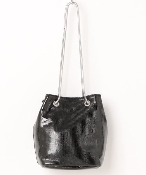 カシュカシュ cachecache / スネークチェーンメタリックミニバッグ（ショルダーバッグ）｜cache cache（カシュ カシュ）