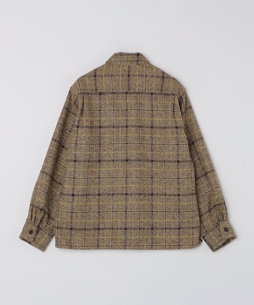 セール】SHIPS Colors:〈洗濯機可能〉チェック柄 CPO シャツ