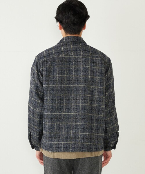 セール】SHIPS Colors:〈洗濯機可能〉チェック柄 CPO シャツ