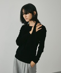 フロッキーメッシュ 着こなし自在のセットアップ トップス