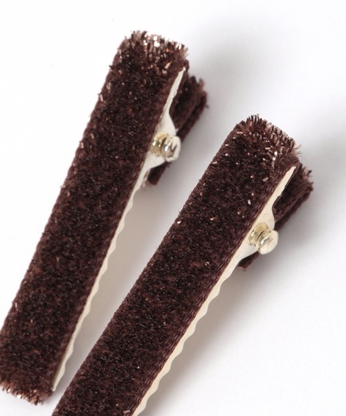 niko and...（ニコアンド）の「4SETクリップ（バレッタ/ヘアクリップ・レディース・ブラウン/ブラック・0）」の5枚目の写真