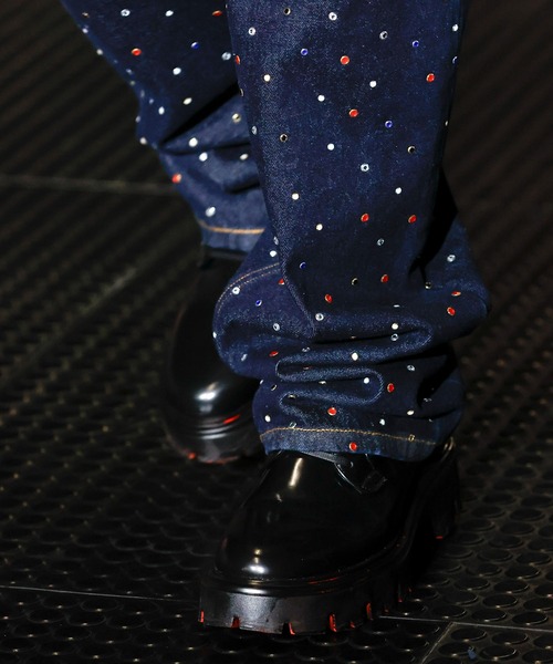 MSGM エムエスジーエム　ワイドデニムパンツ　ジーンズ　サイズ42 MSGM - 本物 エムエスジーエム MSGM デニム ジーンズ ワイド