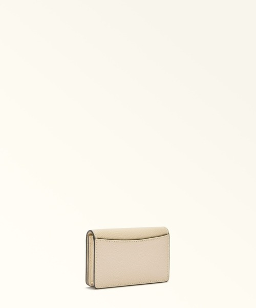 FURLA アイボリー レザー 名刺入れ　レディース フルラ カメリア (Furla Camelia) カードケース S（名刺入れ）｜FURLA