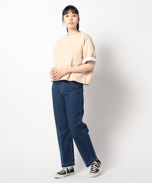 Grand PARK（グランドパーク）の「センターライン入りデニムパンツ（デニムパンツ・レディース・ブルー/ライトブルー・LARGE/MEDIUM）」の18枚目の写真
