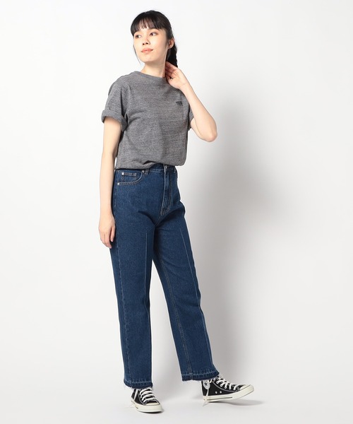 Grand PARK（グランドパーク）の「センターライン入りデニムパンツ（デニムパンツ・レディース・ブルー/ライトブルー・LARGE/MEDIUM）」の19枚目の写真