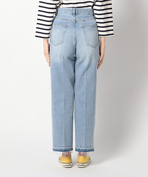 Grand PARK（グランドパーク）の「センターライン入りデニムパンツ（デニムパンツ・レディース・ブルー/ライトブルー・LARGE/MEDIUM）」の21枚目の写真