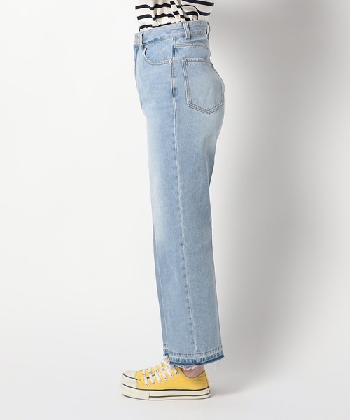 Grand PARK（グランドパーク）の「センターライン入りデニムパンツ（デニムパンツ・レディース・ブルー/ライトブルー・LARGE/MEDIUM）」の22枚目の写真