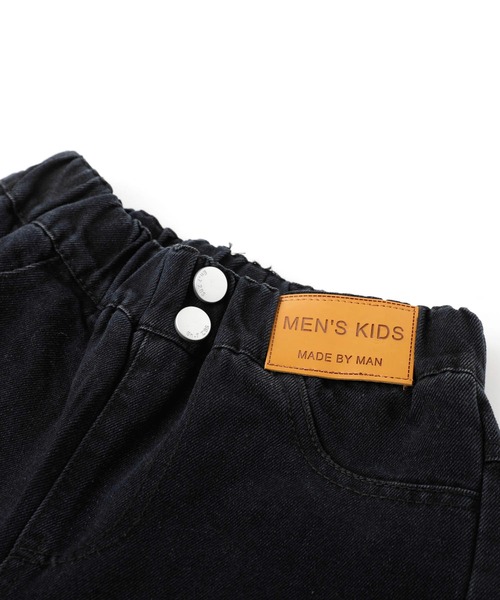 URBAN CHERRY（アーバンチェリー）の「ワイドフレアパンツ（デニムパンツ・キッズ・ブラック・110cm/120cm/130cm/140cm/150cm）」の11枚目の写真