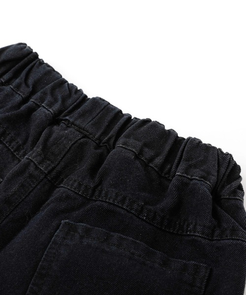 URBAN CHERRY（アーバンチェリー）の「ワイドフレアパンツ（デニムパンツ・キッズ・ブラック・110cm/120cm/130cm/140cm/150cm）」の16枚目の写真