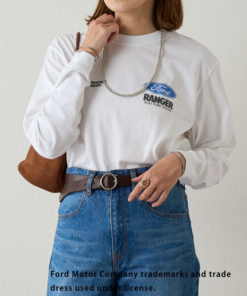 SHENERY（シーナリー）の「【GOOD ROCK SPEED】FORD ロンTee（Tシャツ/カットソー・レディース・ホワイト・FREE）」の11枚目の写真