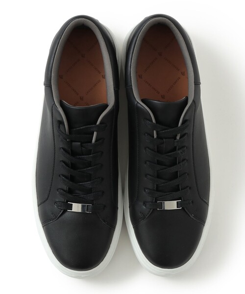 BEAMS HEART(ビームスハート)の「フェイクレザー スニーカー(25.5~27.5cm)(スニーカー・メンズ・ブラック/ホワイト・26.5cm/25.5cm/27.5cm)」の9枚目の写真