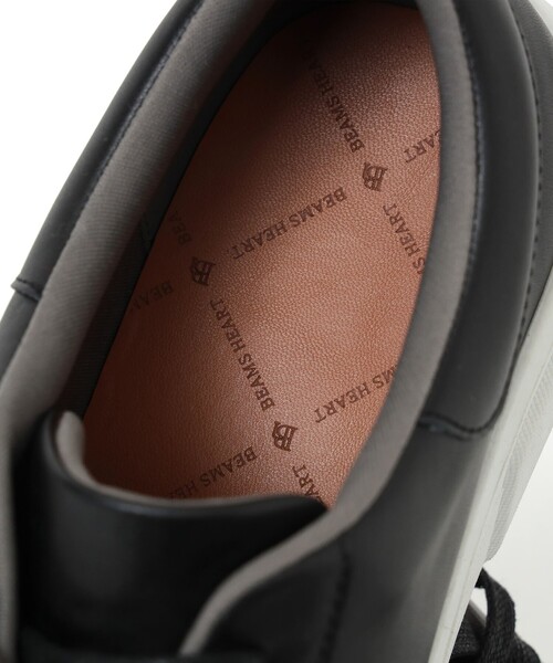 BEAMS HEART(ビームスハート)の「フェイクレザー スニーカー(25.5~27.5cm)(スニーカー・メンズ・ブラック/ホワイト・26.5cm/25.5cm/27.5cm)」の11枚目の写真