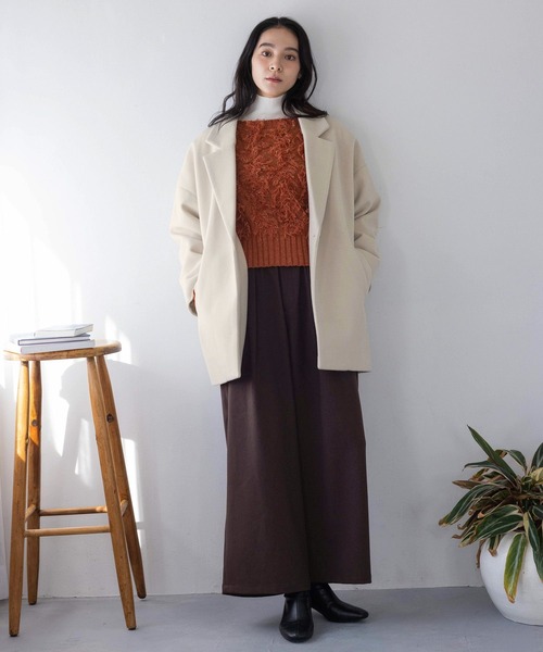 LOWRYS FARM(ローリーズファーム)の「ウールチョウイージーパンツ2 290151(その他パンツ・レディース・ブラウン/チャコールグレー・MEDIUM/LARGE)」の16枚目の写真