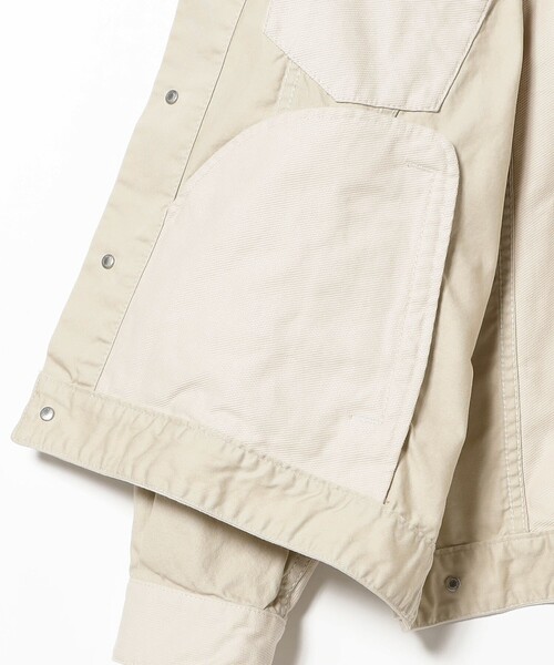 BEAMS（ビームス）の「クレイジー トラッカージャケット（デニムジャケット・メンズ・ブルー/アイボリー・S/M/L/XL）」の15枚目の写真