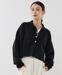 SOFFITTO（ソフィット）の「ポロ ニットプルオーバー（ニット/セーター）」