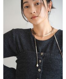 Ungrid | 淡水パールビーズロングネックレス(ネックレス)