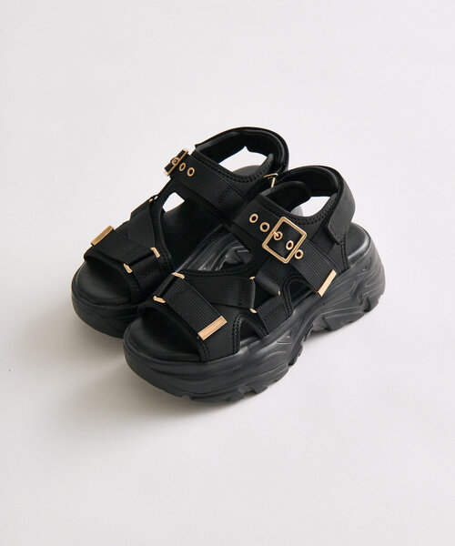 セール】バックル付きスポーツサンダル（サンダル）｜OLIVE des