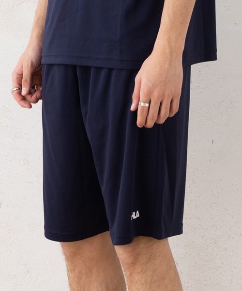 FILA(フィラ)の「FILA フィラ ブランド ロゴ ワンポイント 刺繍 吸汗速乾 メッシュ ハーフパンツ ドライパンツ(その他パンツ・メンズ・ブラック/ライトグレー/ネイビー・L/LL/M)」の1枚目の写真