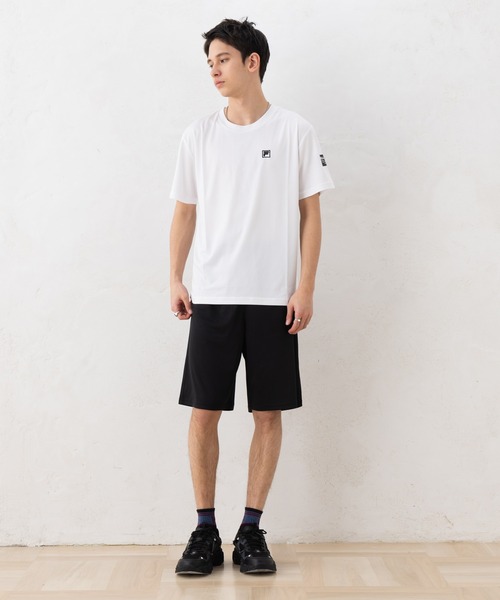 FILA(フィラ)の「FILA フィラ ブランド ロゴ ワンポイント 刺繍 吸汗速乾 メッシュ ハーフパンツ ドライパンツ(その他パンツ・メンズ・ブラック/ライトグレー/ネイビー・L/LL/M)」の6枚目の写真