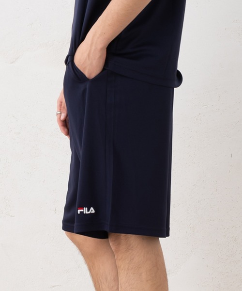 FILA(フィラ)の「FILA フィラ ブランド ロゴ ワンポイント 刺繍 吸汗速乾 メッシュ ハーフパンツ ドライパンツ(その他パンツ・メンズ・ブラック/ライトグレー/ネイビー・L/LL/M)」の10枚目の写真