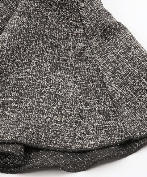 aquagarage（アクアガレージ）の「ツイードペプラムトップス（シャツ/ブラウス・レディース・ブラック/グレー/チャコール・M/L/S）」の20枚目の写真