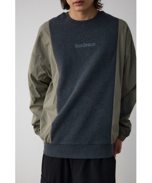 AZUL by moussy(アズールバイマウジー)の「ドッキングデザイントップス(Tシャツ/カットソー・メンズ・ブラック系その他/ブルー系その他3/グレー系その他/ホワイト系その他・FREE)」の1枚目の写真