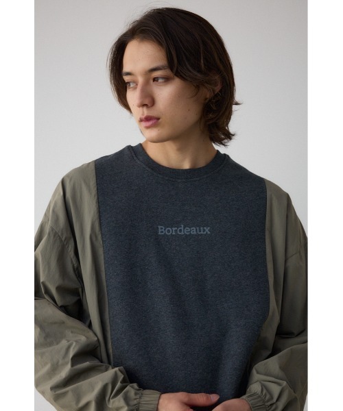 AZUL by moussy(アズールバイマウジー)の「ドッキングデザイントップス(Tシャツ/カットソー・メンズ・ブラック系その他/ブルー系その他3/グレー系その他/ホワイト系その他・FREE)」の5枚目の写真