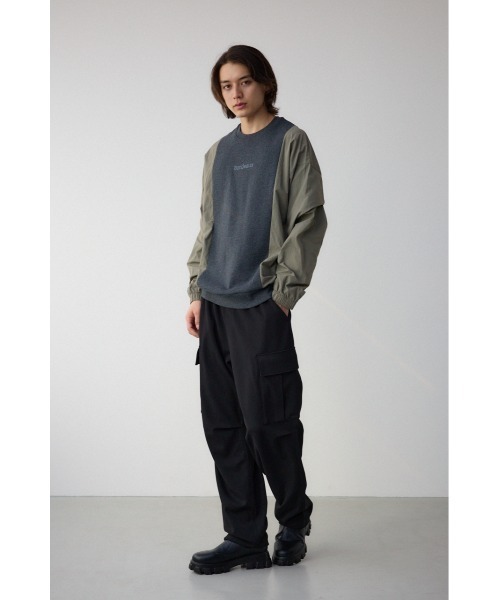 AZUL by moussy(アズールバイマウジー)の「ドッキングデザイントップス(Tシャツ/カットソー・メンズ・ブラック系その他/ブルー系その他3/グレー系その他/ホワイト系その他・FREE)」の7枚目の写真