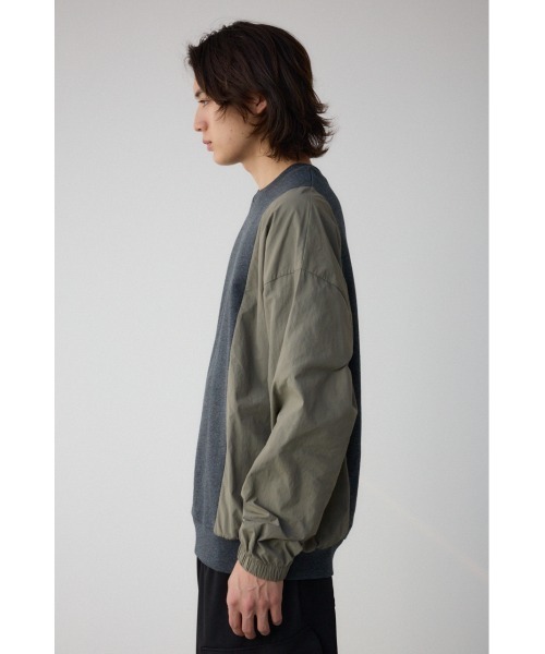 AZUL by moussy(アズールバイマウジー)の「ドッキングデザイントップス(Tシャツ/カットソー・メンズ・ブラック系その他/ブルー系その他3/グレー系その他/ホワイト系その他・FREE)」の9枚目の写真
