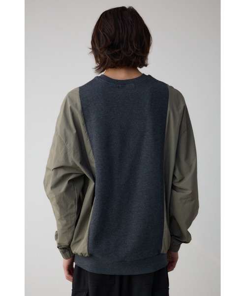 AZUL by moussy(アズールバイマウジー)の「ドッキングデザイントップス(Tシャツ/カットソー・メンズ・ブラック系その他/ブルー系その他3/グレー系その他/ホワイト系その他・FREE)」の10枚目の写真