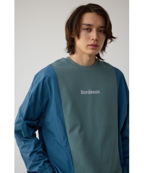 AZUL by moussy(アズールバイマウジー)の「ドッキングデザイントップス(Tシャツ/カットソー・メンズ・ブラック系その他/ブルー系その他3/グレー系その他/ホワイト系その他・FREE)」の15枚目の写真