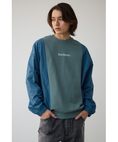 AZUL by moussy(アズールバイマウジー)の「ドッキングデザイントップス(Tシャツ/カットソー・メンズ・ブラック系その他/ブルー系その他3/グレー系その他/ホワイト系その他・FREE)」の16枚目の写真