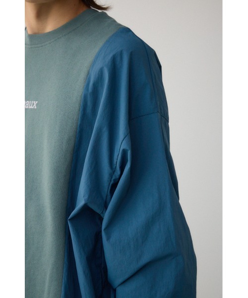 AZUL by moussy(アズールバイマウジー)の「ドッキングデザイントップス(Tシャツ/カットソー・メンズ・ブラック系その他/ブルー系その他3/グレー系その他/ホワイト系その他・FREE)」の22枚目の写真