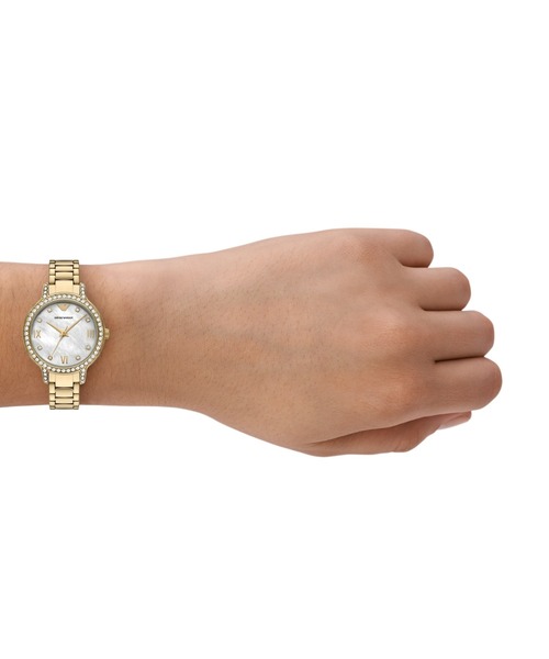 EMPORIO ARMANI(エンポリオアルマーニ)の「エンポリオ・アルマーニ 腕時計 レディース アナログ ステンレス AR11652(アナログ腕時計・レディース・GOLD・FREE)」の6枚目の写真